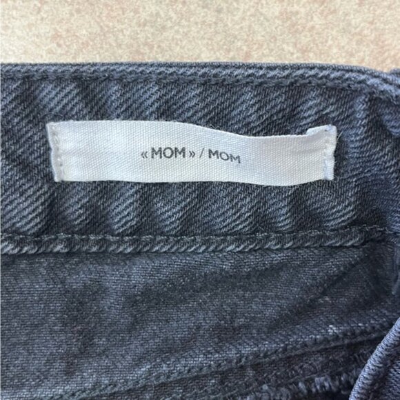 Dynamite Claudia Mom Ultra High Rise Black Denim Ankle Jeans - Picture 5 of 14